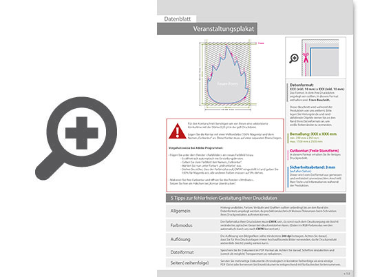 Product Bild veranstaltungsplakat_auf_hohlkammerplatte_in_feuer-form_konturgefr__st___einseitig_4_0-farbig_bedruckt