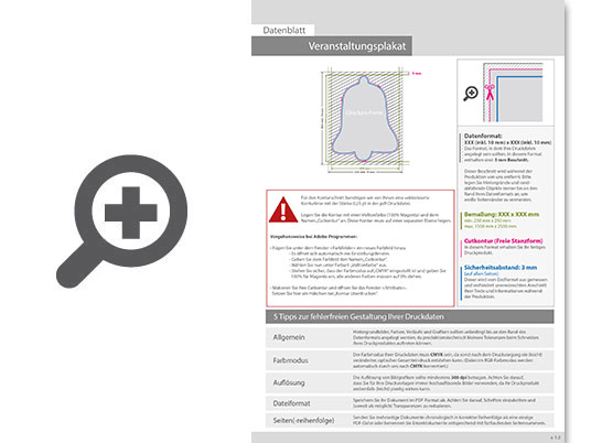 Product Bild veranstaltungsplakat_auf_hohlkammerplatte_in_glocke-form_konturgefr__st___einseitig_4_0-farbig_bedruckt